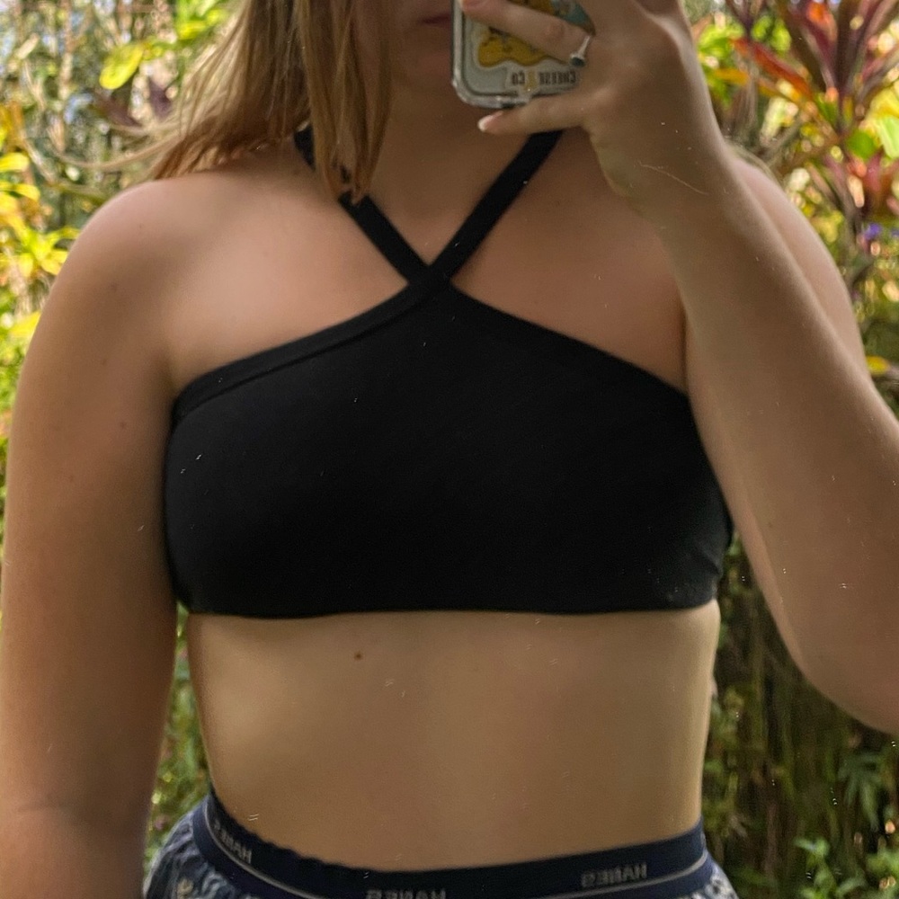 strappy work out top